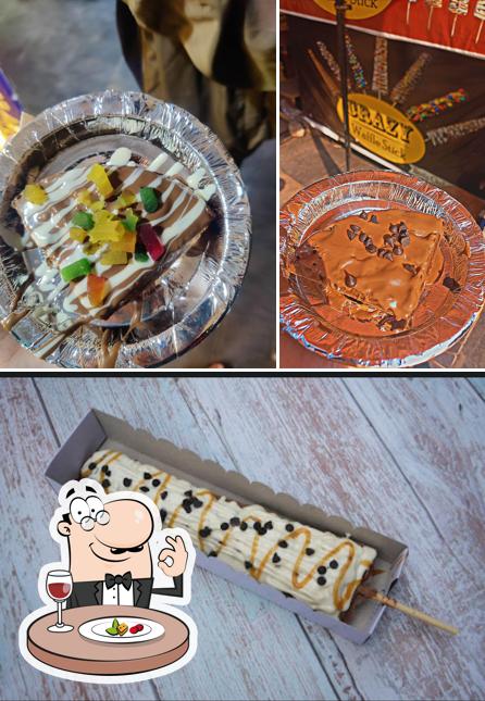 Food at Crazy Waffle Stick