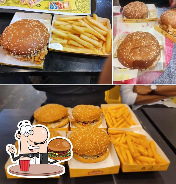 Order a burger at HFC Kolaghat