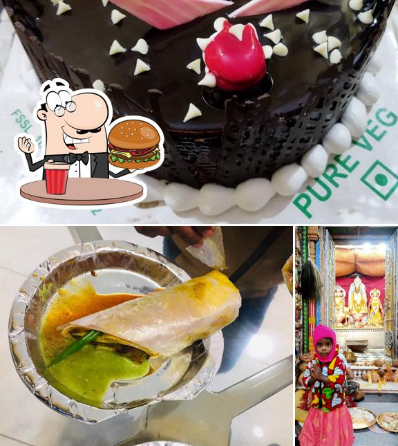 Get a burger at Jagdamba Sweets & Resturant