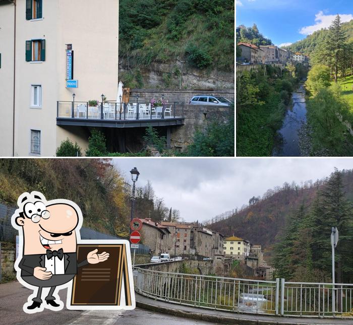 Goditi la vista dagli esterni di La Rosa del Rabbi