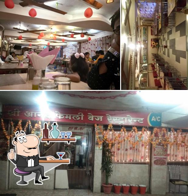The interior of Shri Anand Family Veg Restaurant