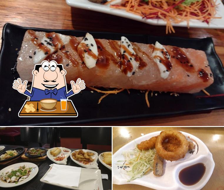 Platos en Toshiro Sushi Perdizes