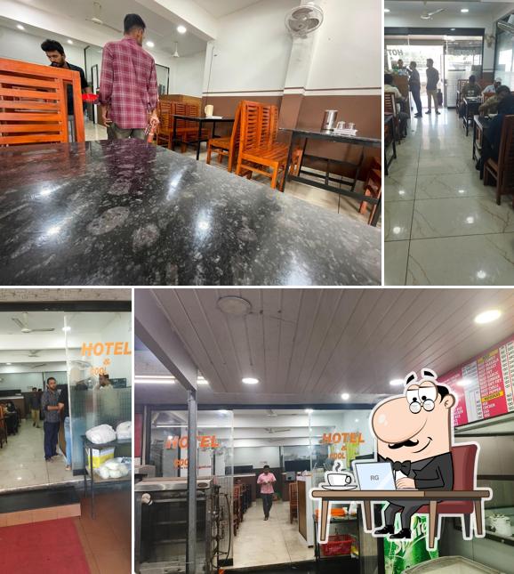The interior of Dolphin Restaurant