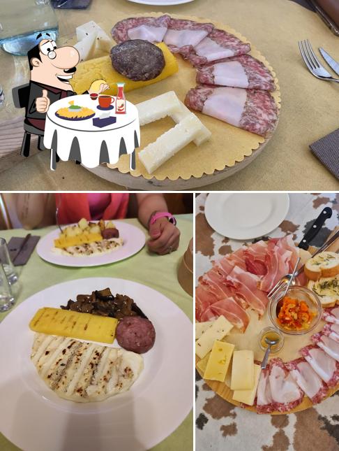 Piatto di formaggi al Malga Col del Vento