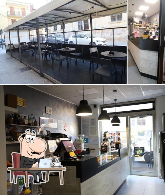 Gli interni di Caffetteria il sole e la luna