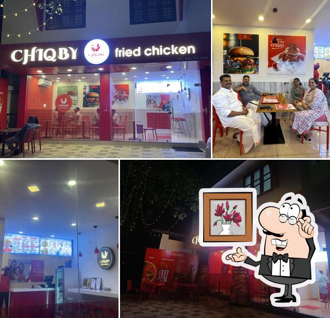 The interior of Chiqby Fried Chicken Anchal