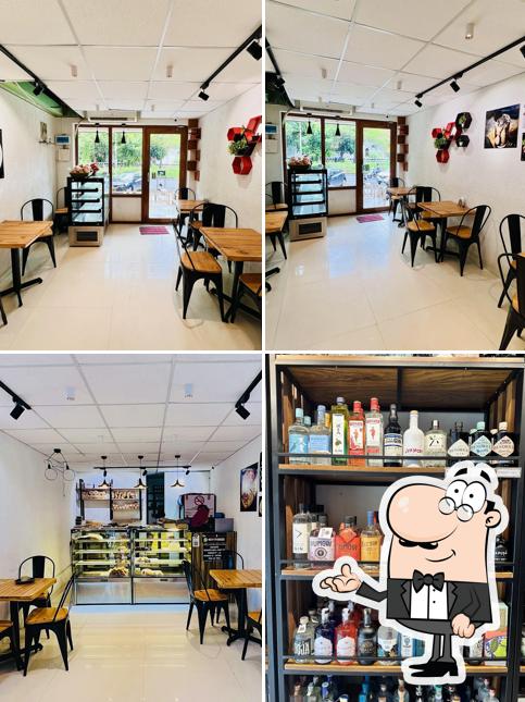 The interior of Jackris bakery Benaulim