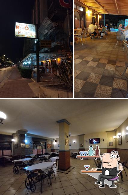 Questa è la immagine che mostra la interni e esterno di Pizzeria Big One