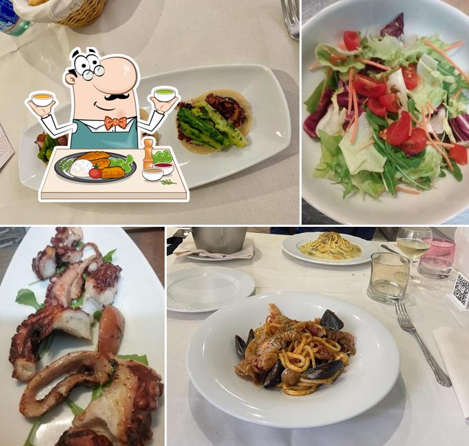 Platti al Trattoria di Pesce da Mario