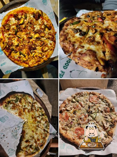 Order various kinds of pizza