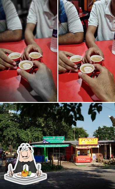 The restaurant's food and exterior