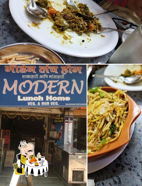 The photo of Modern Lunch Home’s food and interior