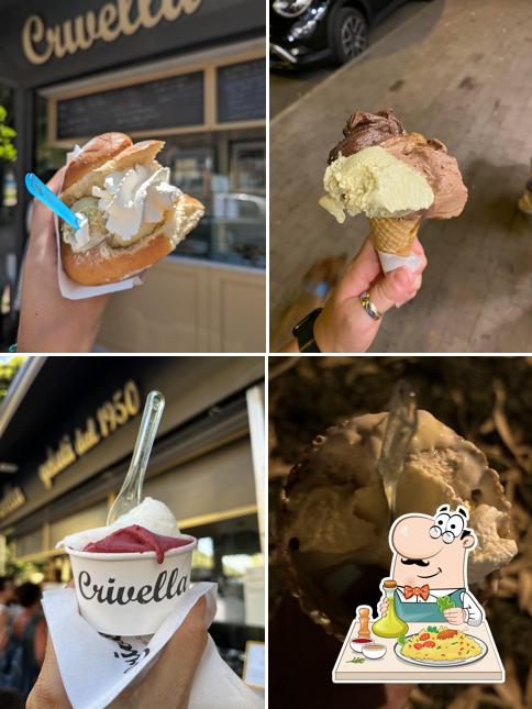 Platti al Gelateria Crivella