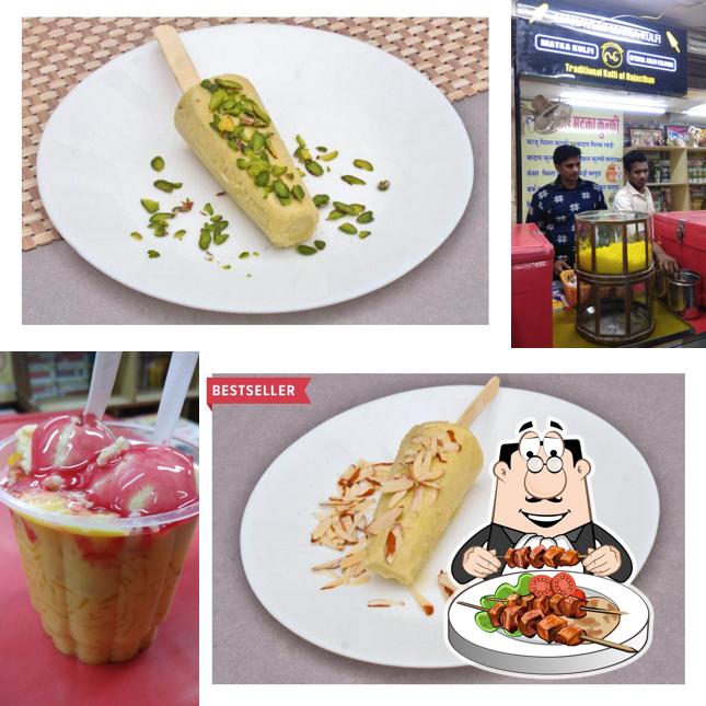 Meals at Mahaveer Matka Kulfi