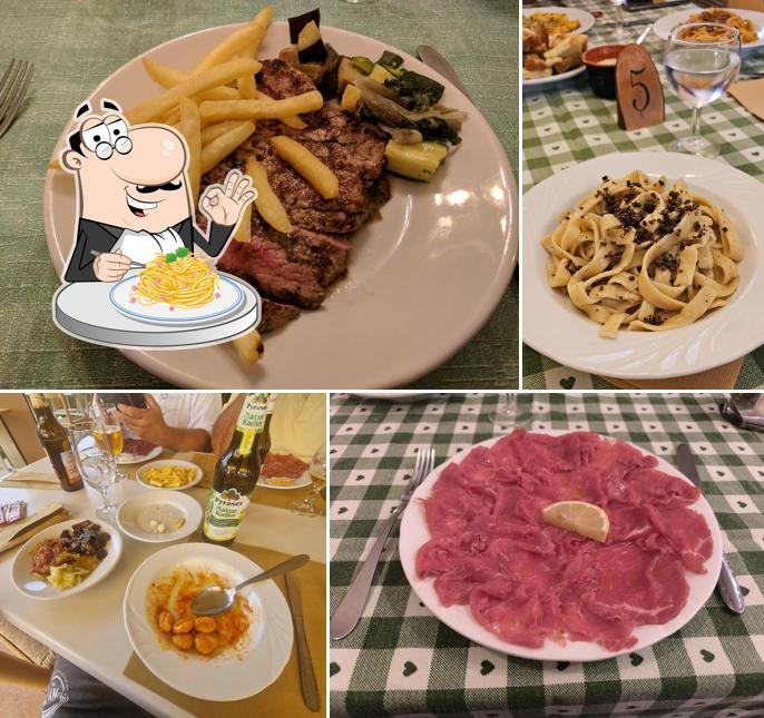 Spaghetti alla carbonara al Trattoria Dai Fasolini