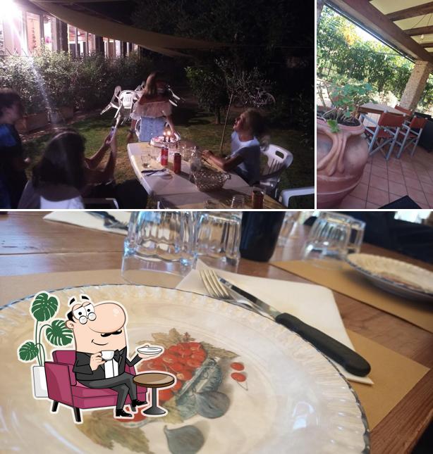 Gli interni di Trattoria Sei Ponti