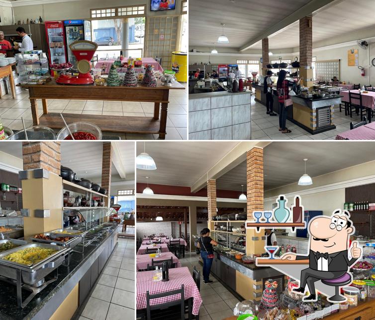 Veja imagens do interior do Restaurante Sabor Mineiro