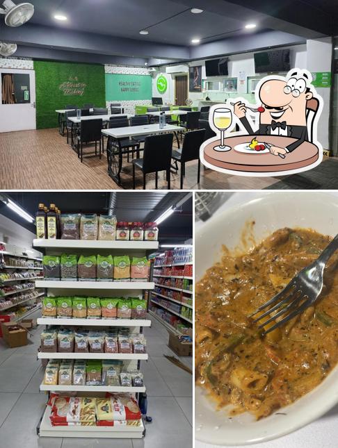 Among different things one can find food and interior at Swap , The Healthy Food cafe