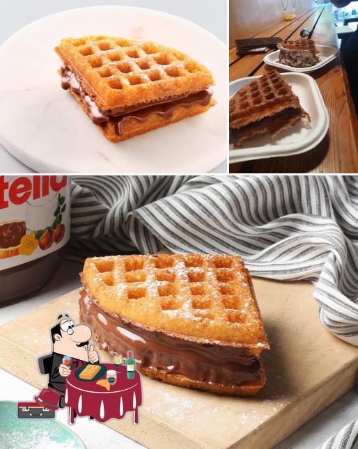 Waffles at The Belgian Waffle Co Waffles at The Belgian Waffle Co