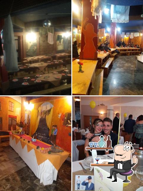 Gli interni di Taverna a’ tammurriata