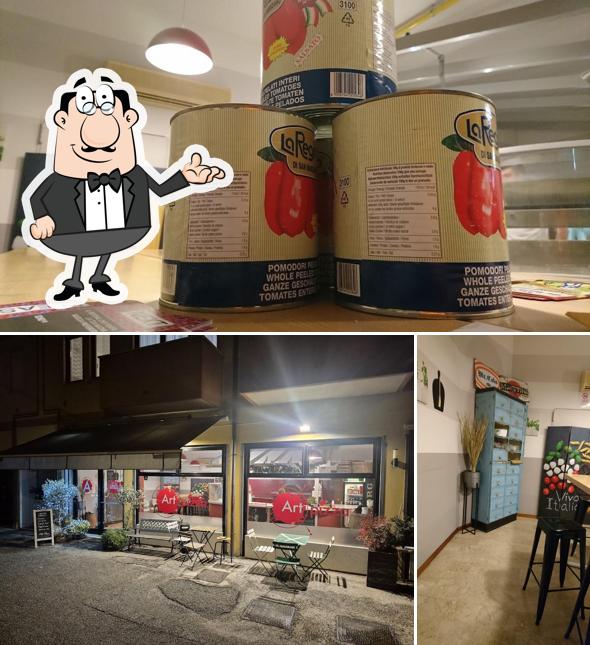 Art Pizza si caratterizza per la interni e bevanda