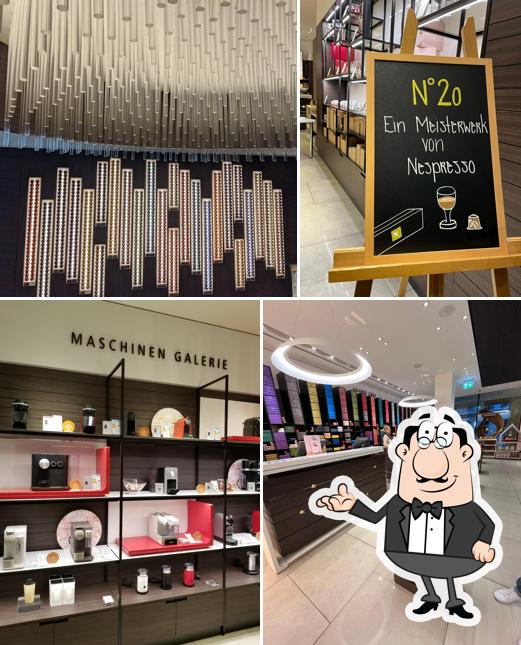 Gli interni di Nespresso Boutique