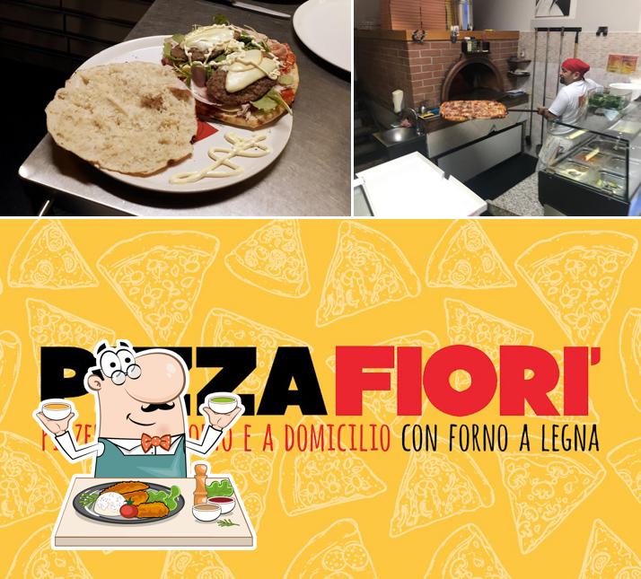 La foto della cibo e interni di Pizza Fiorì