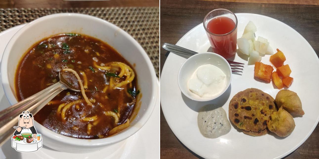 Hot and sour soup at Sahyadri Spices @valley view beacon resort