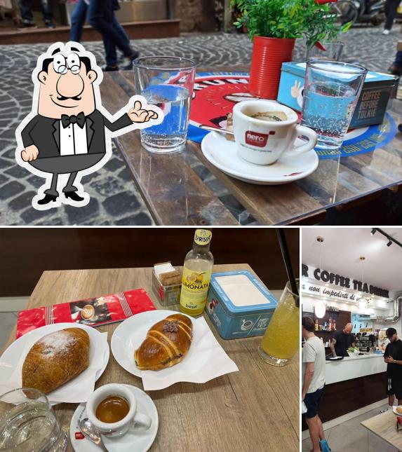 Dai un'occhiata agli interni di Bruno's Food Drink & Coffee