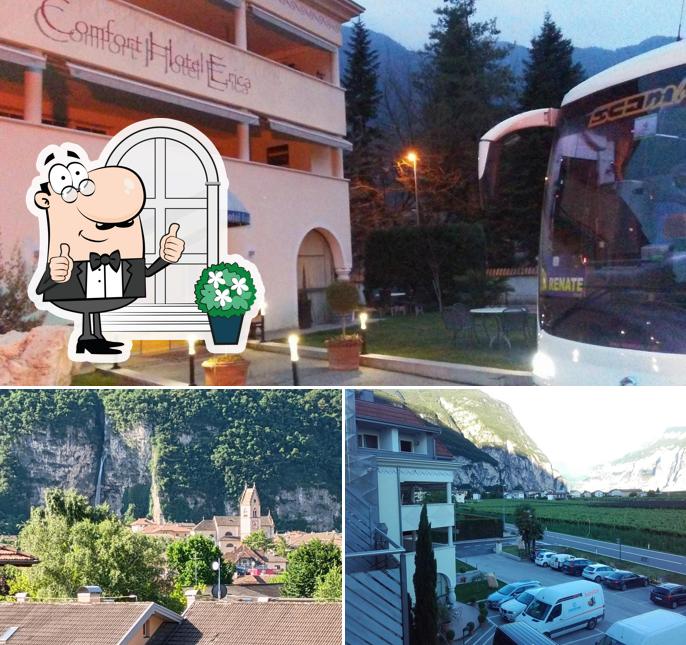 Guarda l'area esterna di Hotel Comfort Erica Dolomiti Val d'Adige