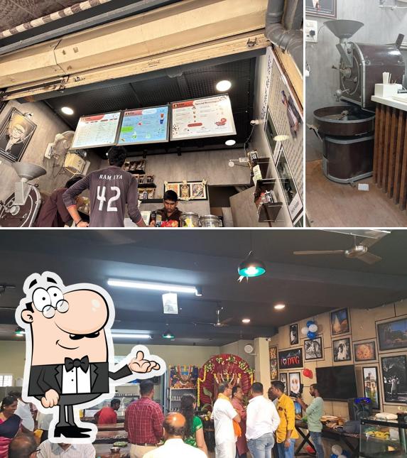 The interior of 1946 Prakash Coffee Works