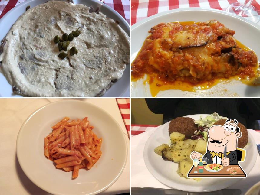 Cibo al Trattoria Madonnina