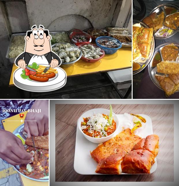 Food at 100nu Pav Bhaji