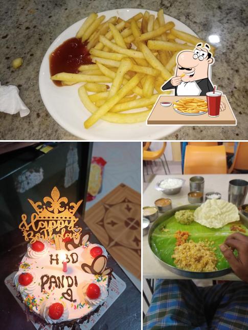 French fries at Maruthi Restaurant