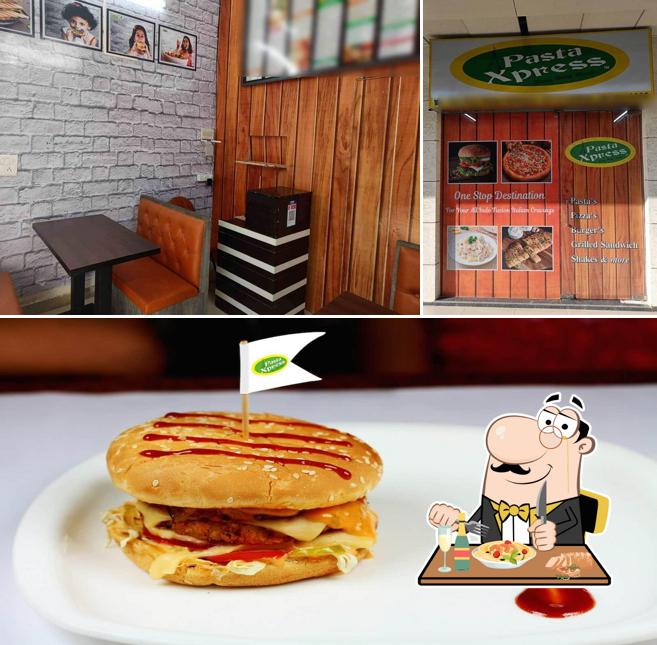 Among different things one can find food and interior at Pasta Xpress