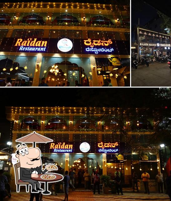The exterior of Raidan Restaurant