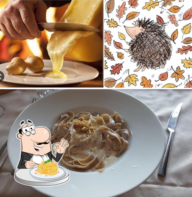 Spaghetti alla carbonara al Ristorante Cardini