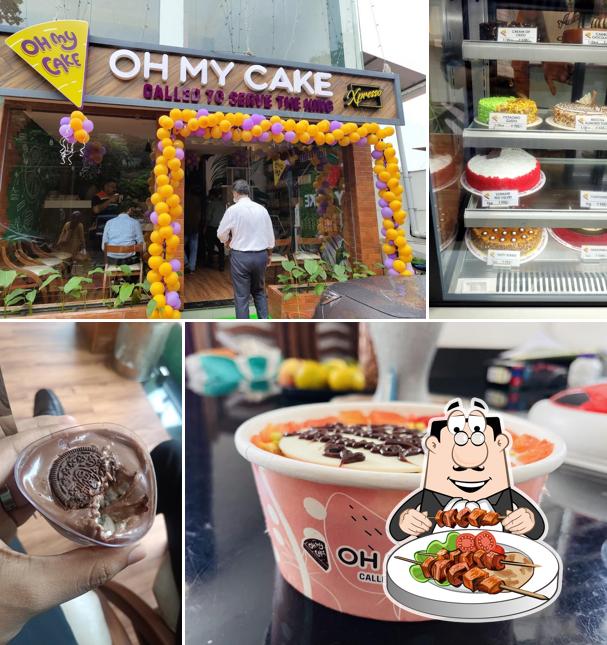Food at OhMyCake Kanjikuzhi