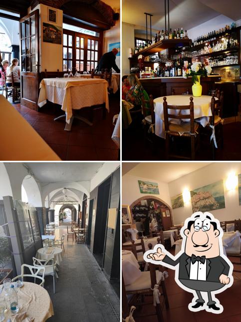 Gli interni di Antica Osteria Da Ü Dria