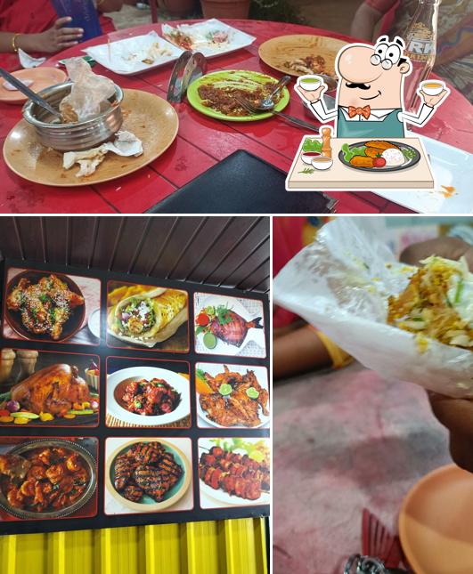 Food at Hot 'N' Spice