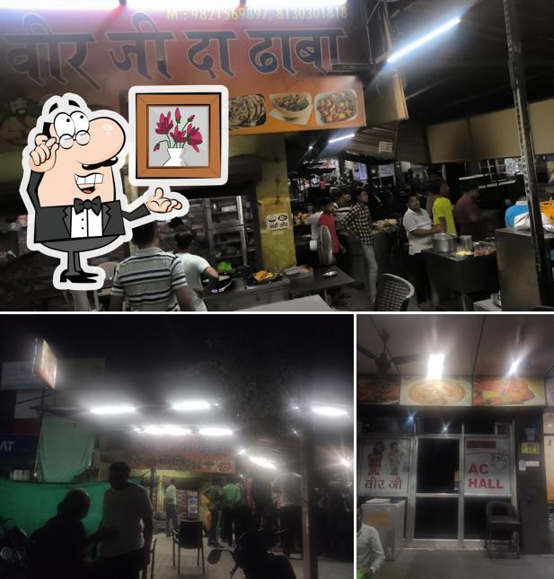 The interior of Veer Ji Da Daba