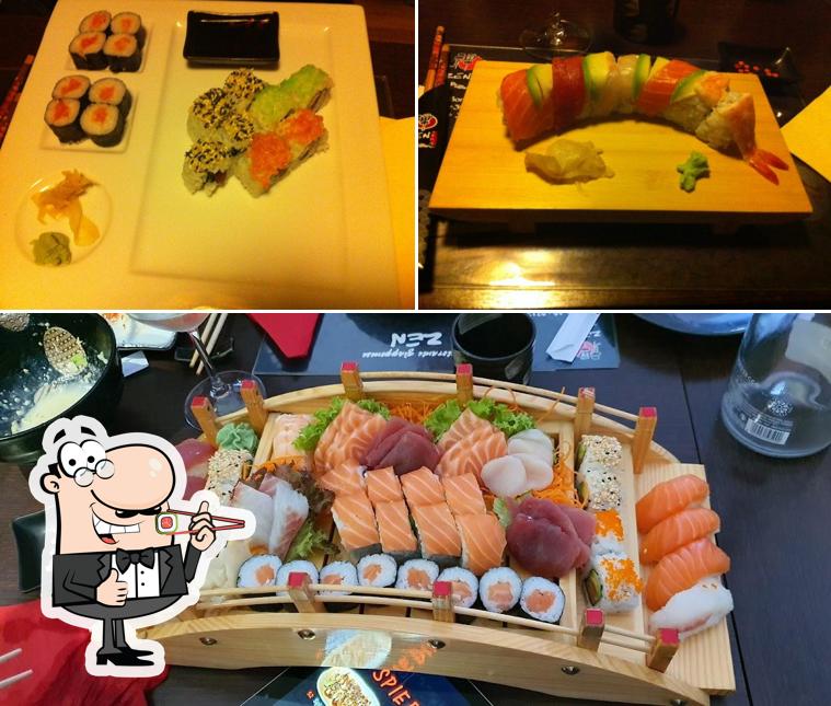 Scegli le varie opzioni di sushi