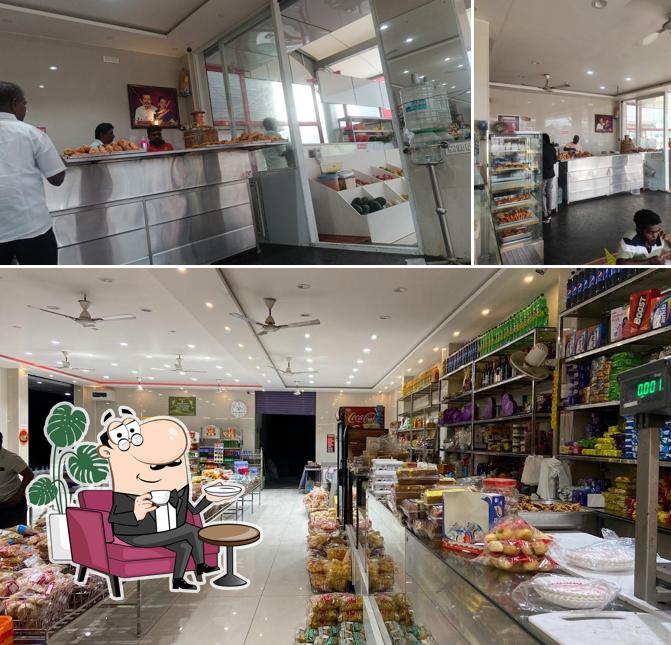 The interior of Jaison Bakery punniyavalanpuram