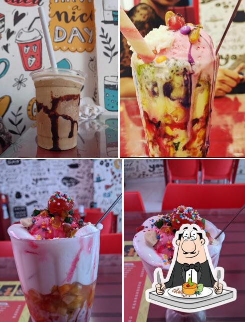 Chocolate mousse at Dessi Cuppa Byond Cafe