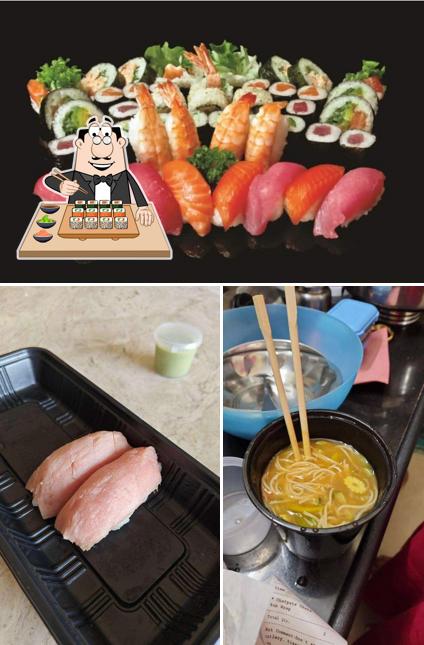 Pick various sushi options
