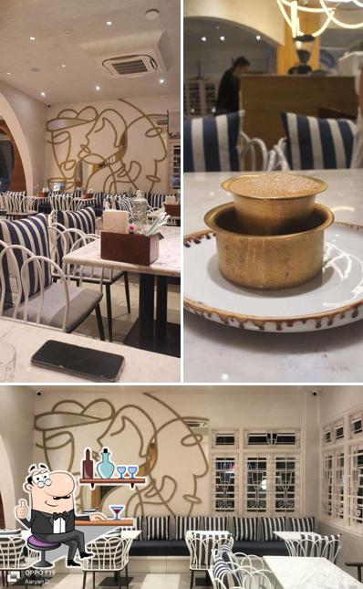 The interior of Earth Cafe @ Churchgate