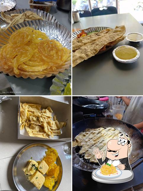 Spaghetti carbonara at Dwarkadhish Farsan & Sweets(Gujarati)