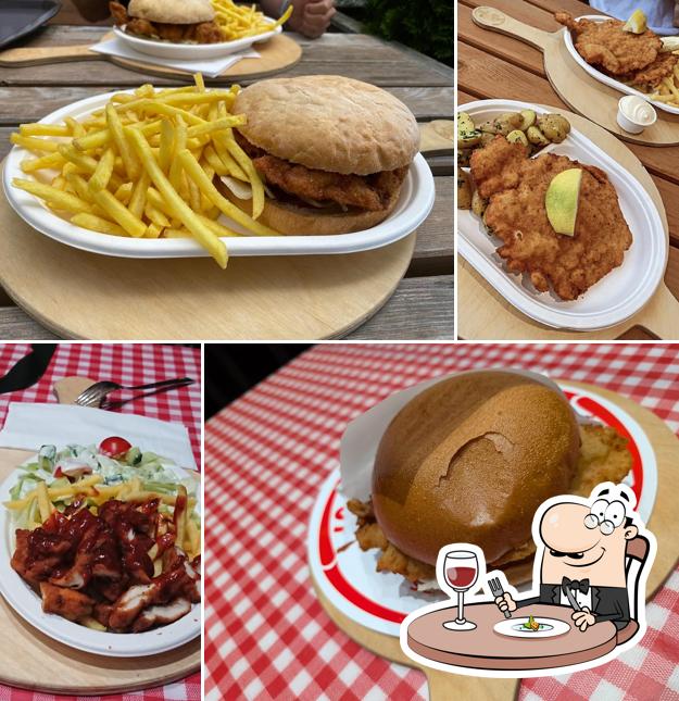 Panino con maiale stirato al Schnitzelland