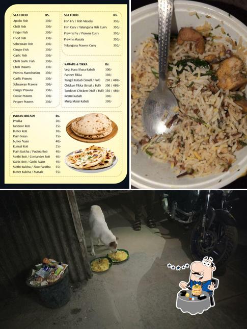The image of Sri Parampara Restaurant’s food and exterior
