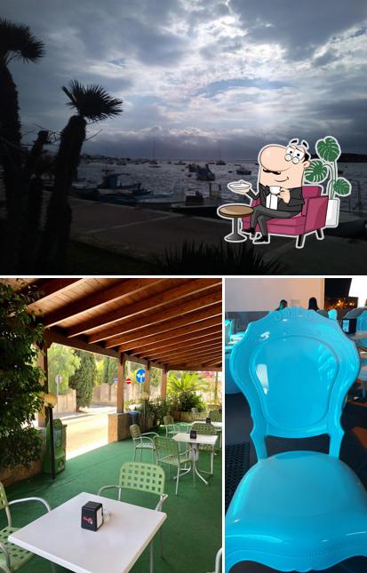 La interni e esterno del ristorante